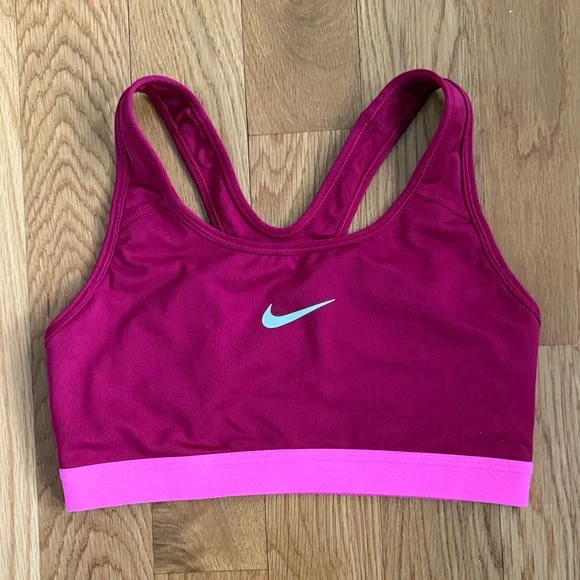 Nike Sports Bra Trio - Burgundy, White and Lavender - Picture 6 of 10